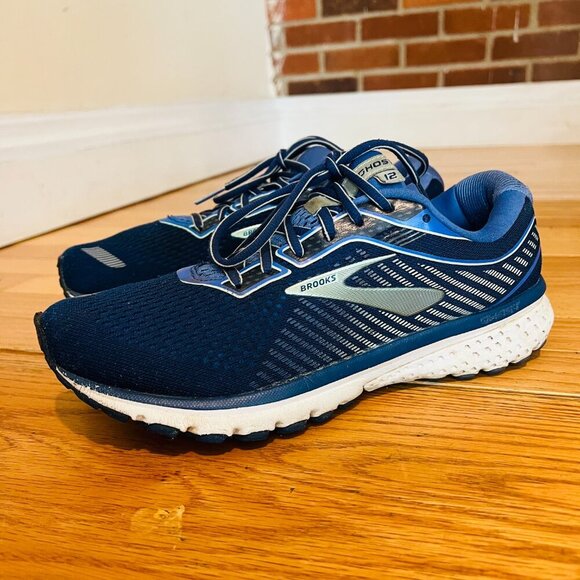 Brooks Women's Ghost 12 Running Shoes Navy/Stellar/White, Size 11 - Picture 5 of 16